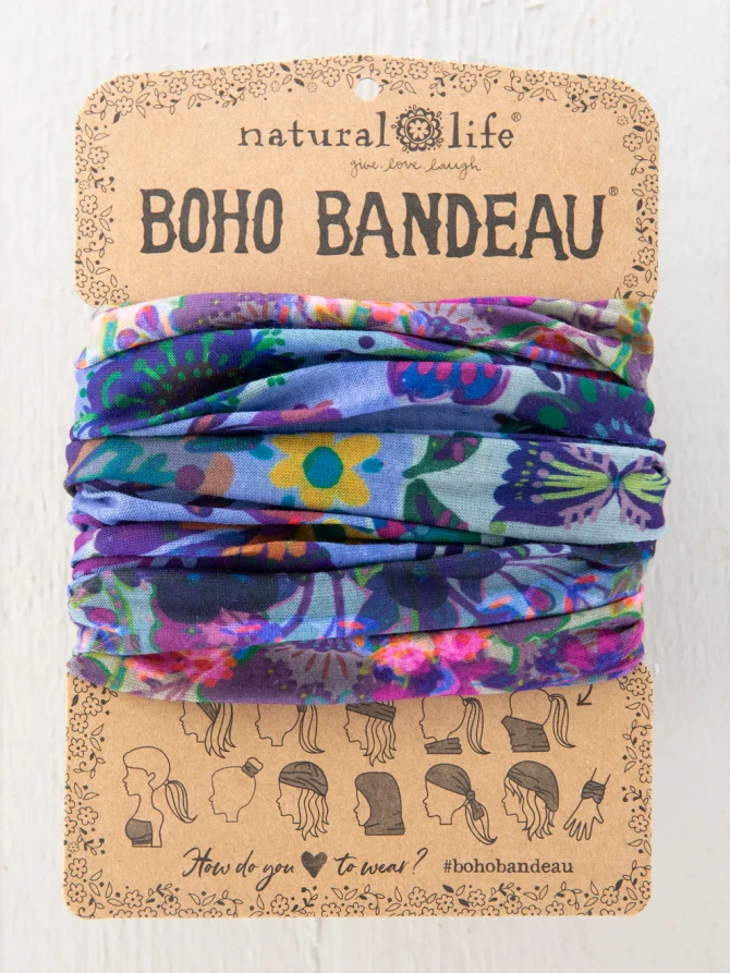 FULL BOHO BANDEAU HEADBAND- BORDER FOLK GARDEN