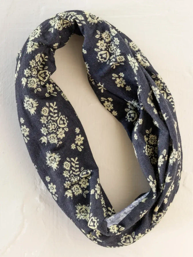 FULL BOHO BANDEAU HEADBAND - BLACK CLUSTER MEDALLIONS