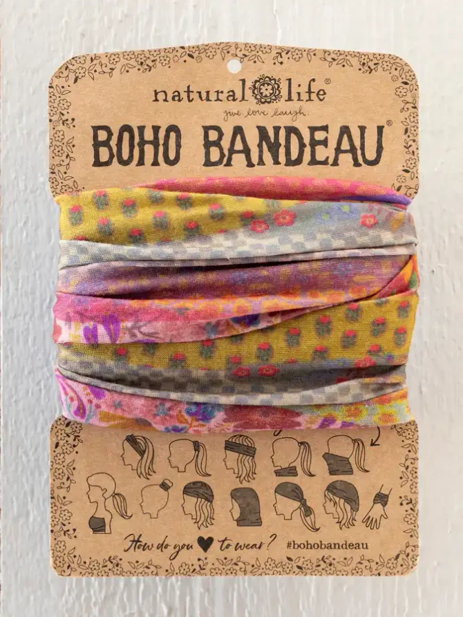 FULL BOHO BANDEAU HEADBAND - GARDEN WAVES