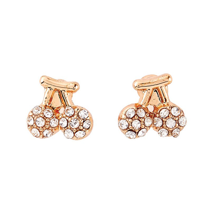 CUTE CHERRY SHAPED EARRINGS LIFE IS SWEET