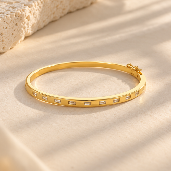 CUBIC ZIRCONIA BANGLE