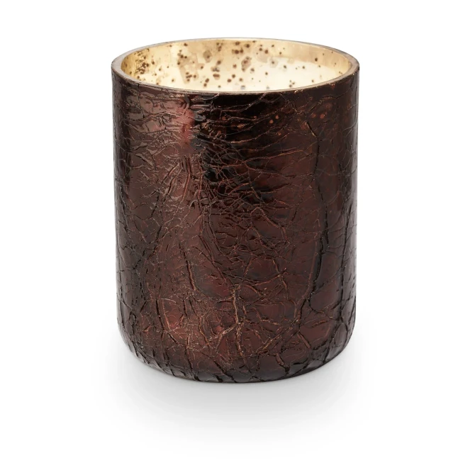 ILLUME MIDNIGHT PUMPKIN SMALL BOXED CRACKLE GLASS CANDLE