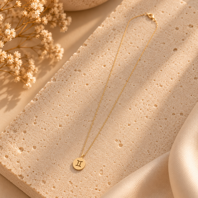 ZODIAC SIGN NECKLACE GOLD