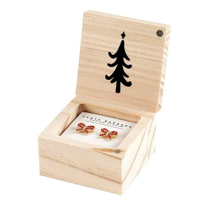 TREASURE BOX EARRINGS - WINTER WONDERLAND