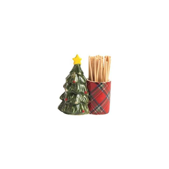CHRISTMAS TARTAN TOOTHPICK