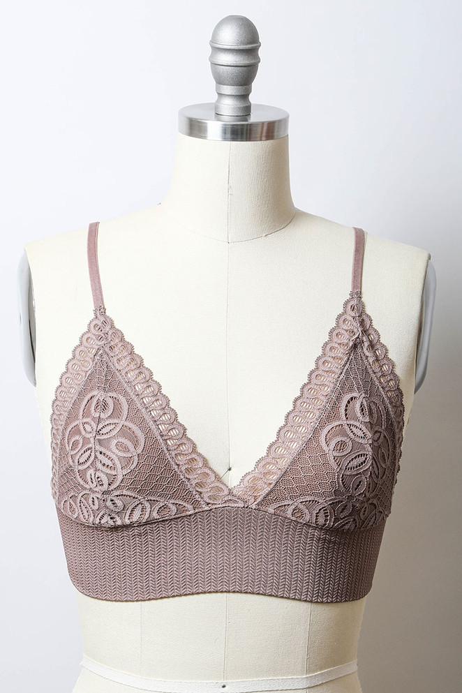 WAISTBAND LOOP LACE SEAMLESS BRAMI BRALETTE