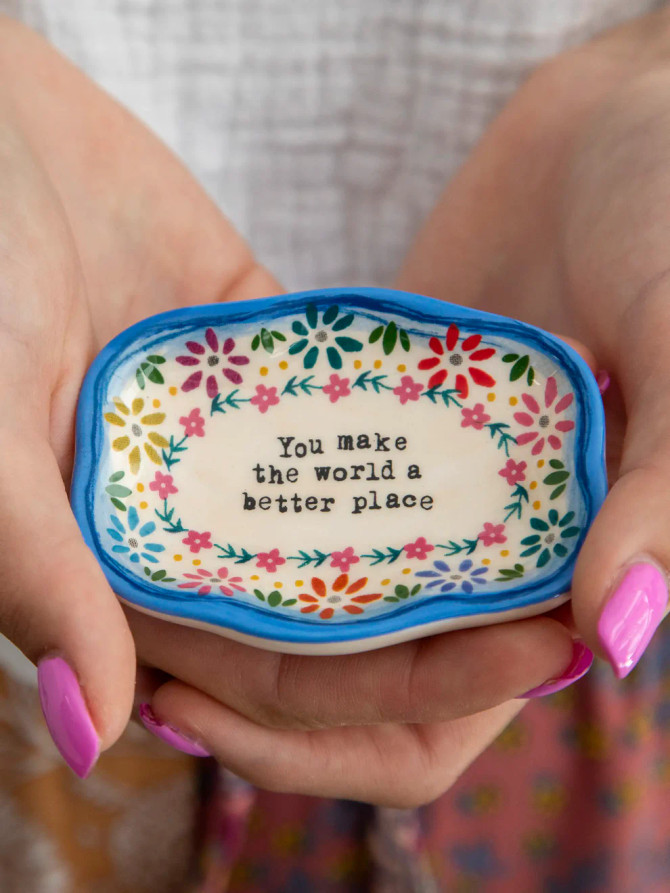 ARTISAN TRINKET DISH - WORLD BETTER