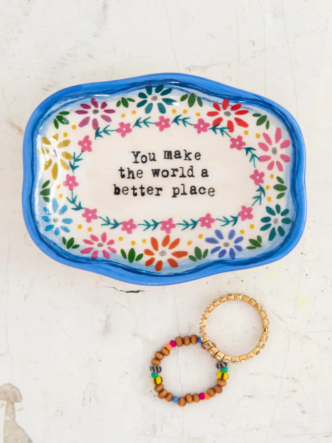 ARTISAN TRINKET DISH - WORLD BETTER