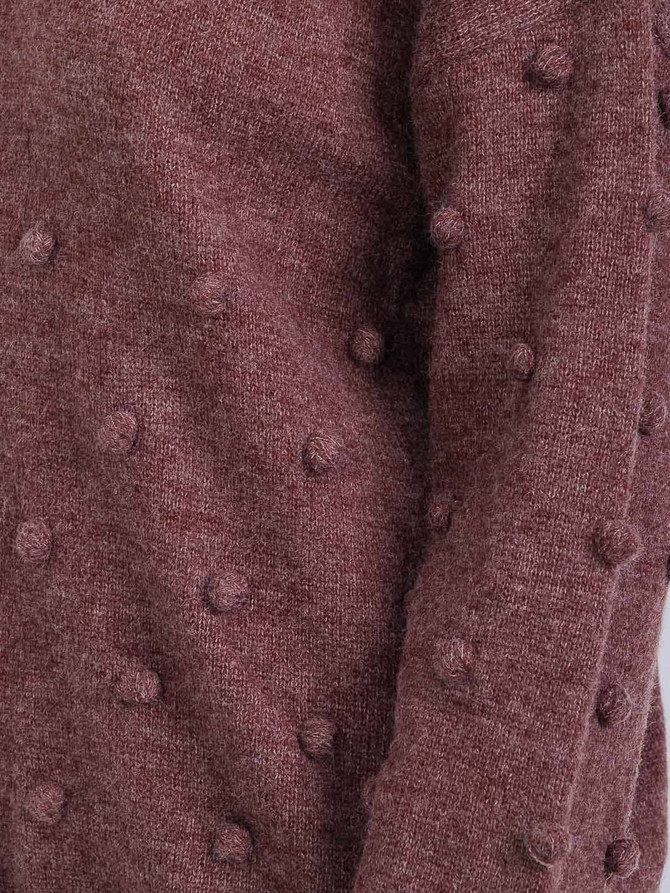 LONG SLEEVE DETAILED PULLOVER SWEATER