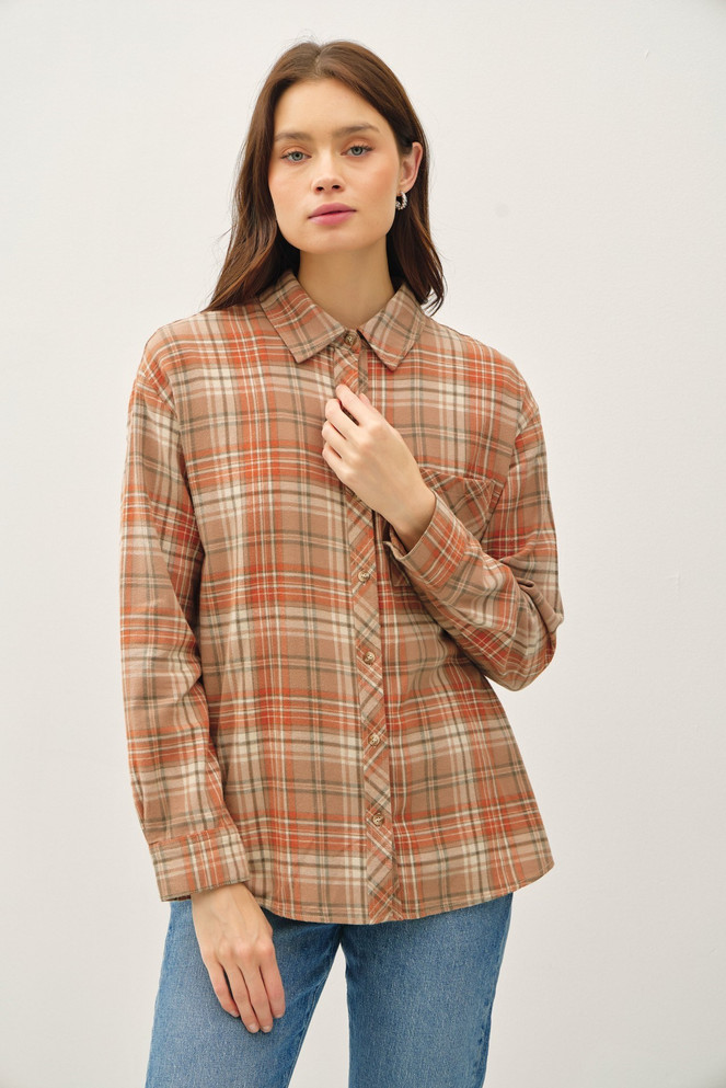 OVERSIZED COTTON FLANNEL