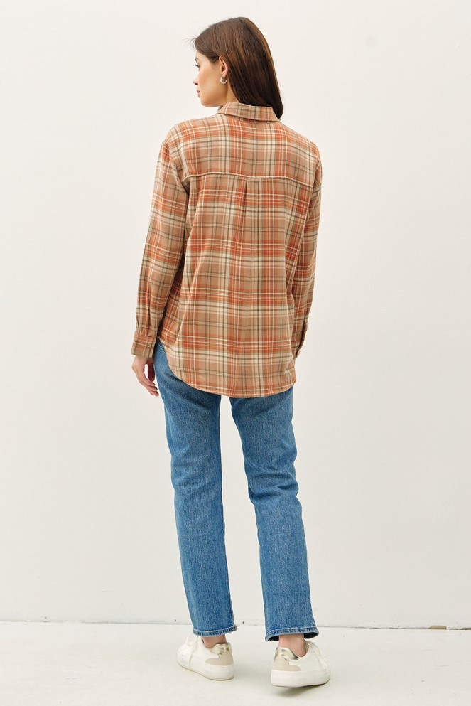 OVERSIZED COTTON FLANNEL