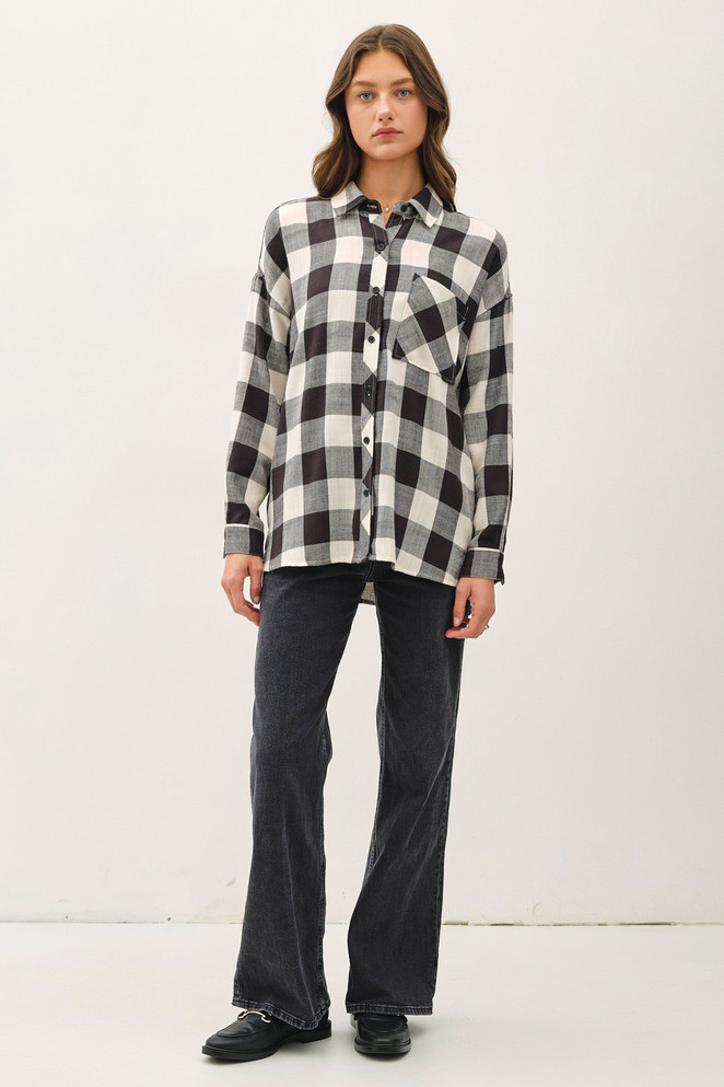 SOFT BUFFALO CHECK FLANNEL SHIRT