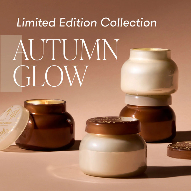 CHESTNUT EMBERS AUTUMN GLOW CANDLE SIGNATURE JAR