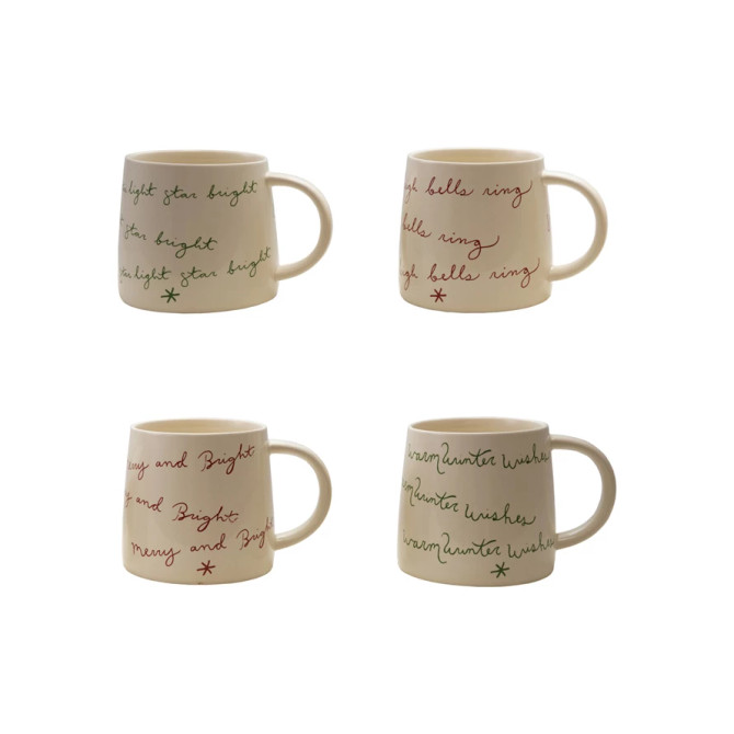 MUG WITH HOLIDAY SAYING