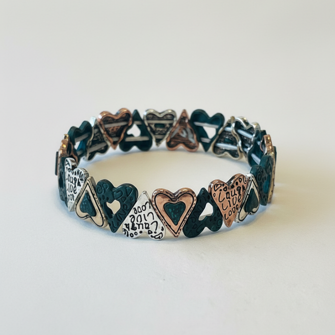 BOHEMIAN LIVE LOVE LAUGH BRACELET