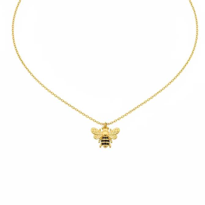 GOLDEN BUMBLEBEE SPIRIT NECKLACE