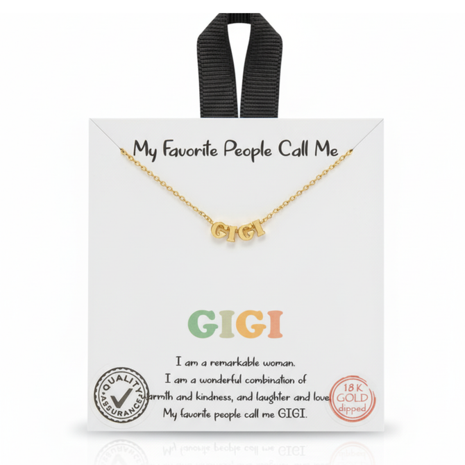 GIGI GOLDEN SPIRIT NECKLACE