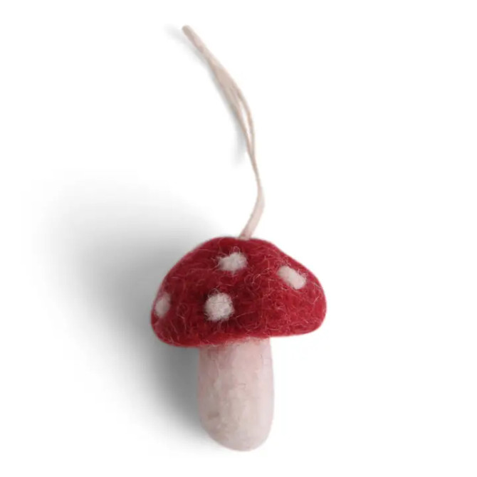 HANDMADE MINI MUSHROOM ORNAMENT