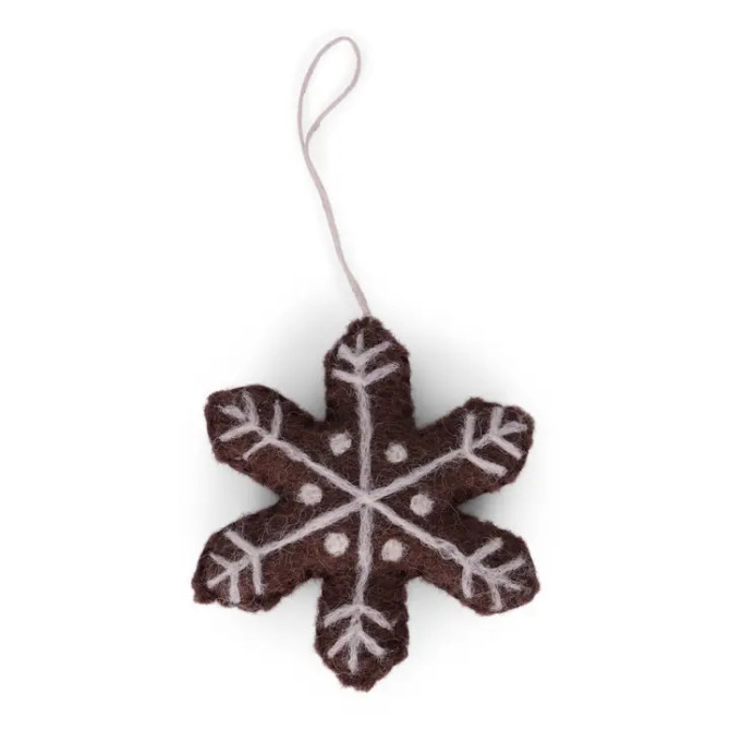 HANDMADE GINGERBREAD STAR ORNAMENT