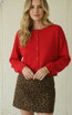 BUTTON DOWN CROPPED CARDIGAN
