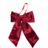 VELVET FABRIC BOW
