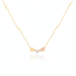 THREE TONE DAINTY HEARTS NECKLACE