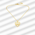 BOHO GOLD SUNRISE HEART NECKLACE