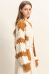 OVERSIZED CLOUD PATTERN KNIT CARDIGAN