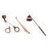 ROSE GOLD WICK CANDLE TRIMMER SET