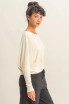 LONG SLEEVE DOLMAN TOP