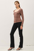 BASIC SCOOP NECK LONG SLEEVE TOP