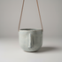 ABSTRACT FACE CERAMIC HANGING PLANTER - MINIMALIST BOHO POT