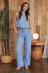 HIGH WAIST CHAMBRAY PANTS (Updating)
