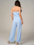 SLEEVELESS SMOCK WIDE LEG JUMPSUIT