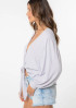 JACQUARD STRIPE LONG SLEEVE CHIC KIMONO TOP