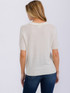 SHORT SLEEVE V-NECK BLOUSE