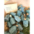 FROSTED GREEN MINI BOTTLE W/CORK LID