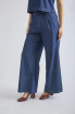 HIGH WAIST PLEATED WIDE LEG DENIM (Updating)