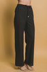 DRAWSTRING WAIST LINEN PANTS