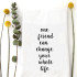 ONE FRIEND KITCHEN TEA TOWEL
