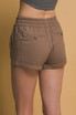 MID RISE LINEN SHORT