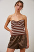 STRIPED REMOVABLE STRAP TUBE TANK TOP