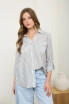 STRIPE COLLARED BUTTON DOWN SHIRT