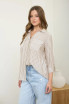 STRIPE COLLARED BUTTON DOWN SHIRT