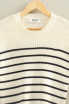 SLEEVELESS RIBBED STRIPED KNIT TOP