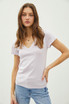 CLASSIC V-NECK SHORT SLEEVE SLIM T-SHIRT