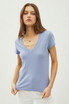 CLASSIC V-NECK SHORT SLEEVE SLIM T-SHIRT