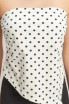 POLKA DOT TRIANGLE TUBE TOP