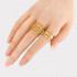 WATER RESISTANT RING CIRCLE PATTERN RING