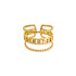 WATER RESISTANT THREE LAYERS RING